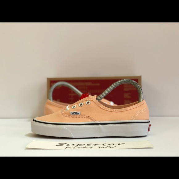 vans authentic bleached apricot